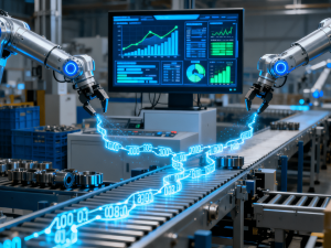 Thermometer visual labeling machine