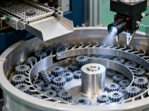 Injection Molded Parts Automated Assembly System with Auto-Loading