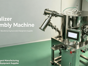 Purkštuvo surinkimo mašina