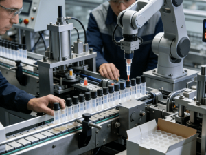 Serum Dropper with Rubber Bulb Assembly Machine