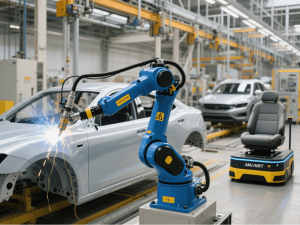 Automatic Injection – Molded Part Feeding And Assembly